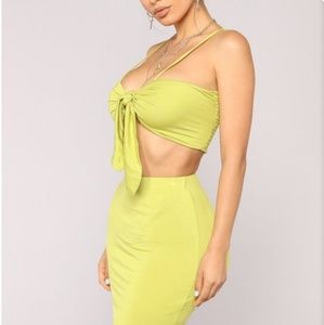 Lime green fashionova piece